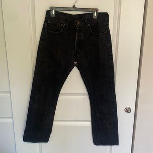 Levi’s 501 Black Button Fly Jeans